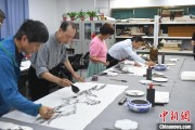 众夫盈门两岸艺术家在安徽“共绘一幅画”