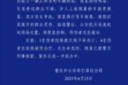 众夫盈门重庆一司机因持续鸣笛引发争执 强行驶离致1人死亡4人受伤