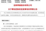 众夫盈门明日停牌！又一A股，筹划控制权变更